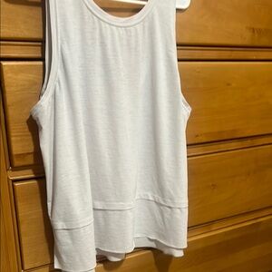 Calia off white sleeveless top. Women’s xl drop back.